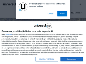 'universul.net' screenshot