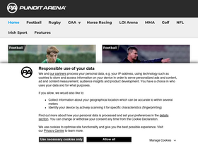 'punditarena.com' screenshot