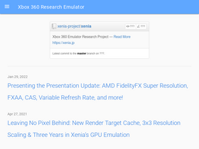 'xenia.jp' screenshot
