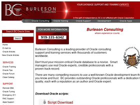 'dba-oracle.com' screenshot