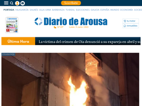 'diariodearousa.com' screenshot