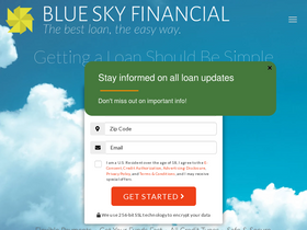 'bluesky-financial.com' screenshot