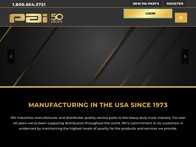 'paiindustries.com' screenshot