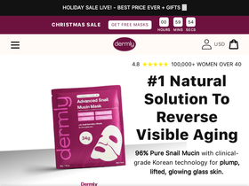 Trydermly website screenshot