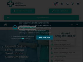 'janoskorhaz.hu' screenshot