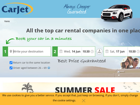 'carjet.com' screenshot