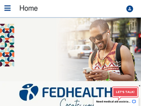 'fedhealth.co.za' screenshot