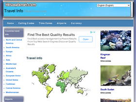 '1blueplanet.com' screenshot
