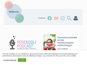 'perekool.ee' screenshot