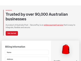 'securepay.com.au' screenshot