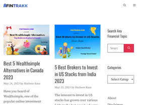 'fintrakk.com' screenshot