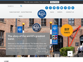 'beatlesstory.com' screenshot