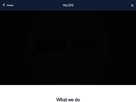 'valofe.com' screenshot