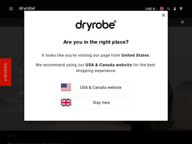 'dryrobe.com' screenshot