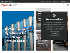 'memeburn.com' screenshot