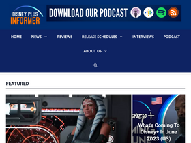 'disneyplusinformer.com' screenshot