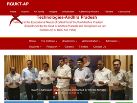 'rgukt.in' screenshot