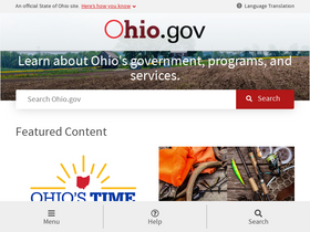 'finsource.ohio.gov' screenshot