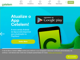 'cetelem.com.br' screenshot
