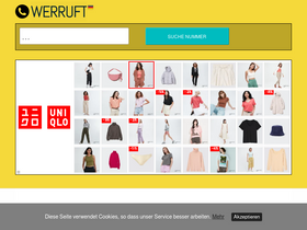 'werruft.info' screenshot