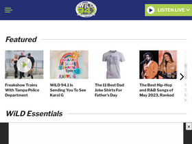 'wild941.com' screenshot