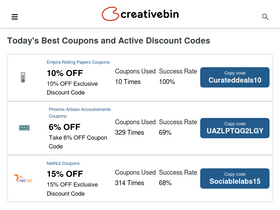 'creativebin.com' screenshot