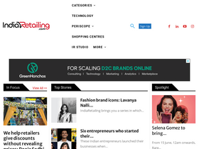 'indiaretailing.com' screenshot