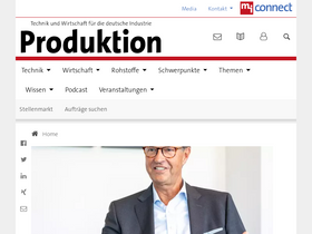 'produktion.de' screenshot