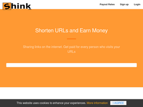 'shink.me' screenshot