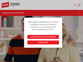 'pam.fi' screenshot