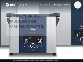 abc-clean.dk homepage screenshot