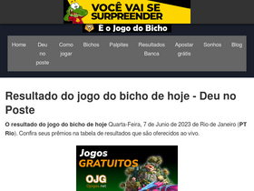 Jogo do Bicho (@eojogodobicho) / X