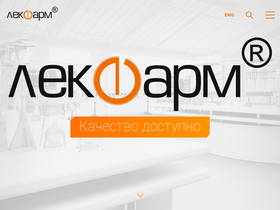 'lekpharm.by' screenshot