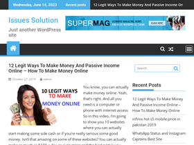 'issuessolution.site' screenshot