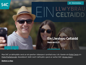 's4c.cymru' screenshot