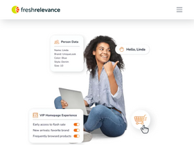 'freshrelevance.com' screenshot