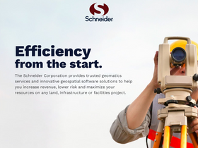 'schneidercorp.com' screenshot