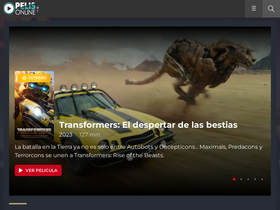 'pelisonline.me' screenshot