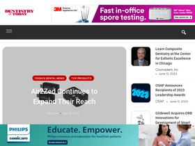 'dentistrytoday.com' screenshot