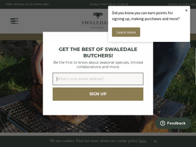 'swaledale.co.uk' screenshot