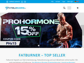 'fatburners.at' screenshot