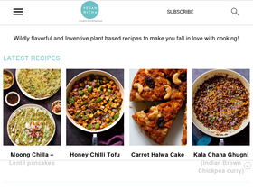 'veganricha.com' screenshot