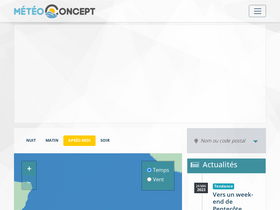 'meteo-concept.fr' screenshot
