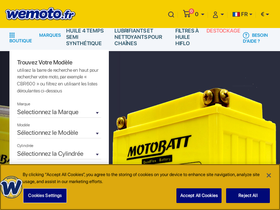'wemoto.fr' screenshot