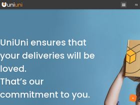 'uniuni.com' screenshot