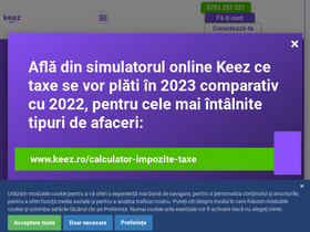 'keez.ro' screenshot