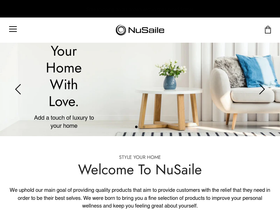 nusaile.com homepage screenshot