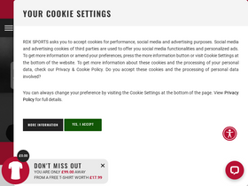 'rdxsports.co.uk' screenshot
