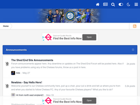 'theshedend.com' screenshot