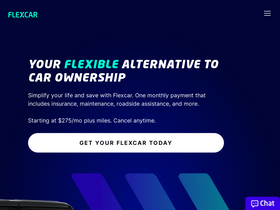 'flexcar.com' screenshot